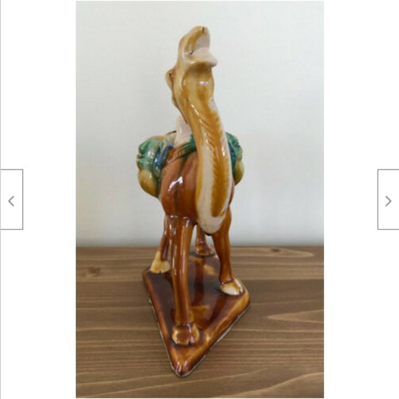 Camel Ceramic Figurine Vintage Animal Decorative Ornament 6.5" Tall - Picture 4 of 8
